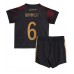 Billige Tyskland Joshua Kimmich #6 Børnetøj Udebanetrøje til baby VM 2022 Kortærmet (+ korte bukser)